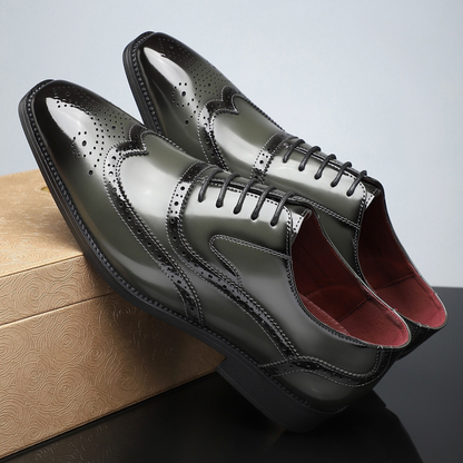Tijdloze Wingtip Oxford Herenschoenen - Van Dongen Mode