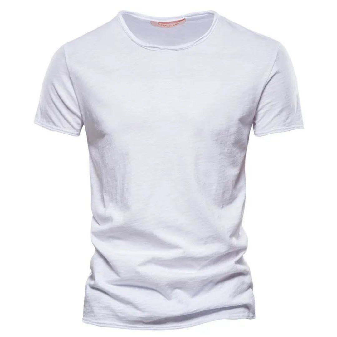 Klassiek Katoenen Heren T-shirt - Van Dongen Mode