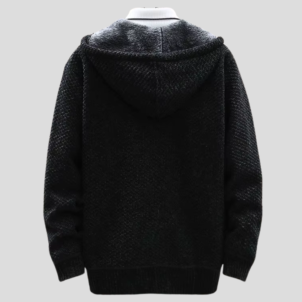 Gebreide Hoodie met Teddyvoering - Van Dongen Mode