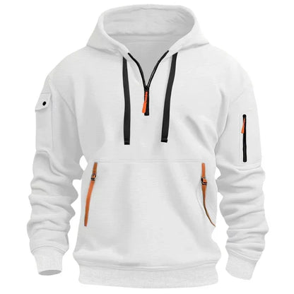Warme Hoodie met Ritszakken - Van Dongen Mode