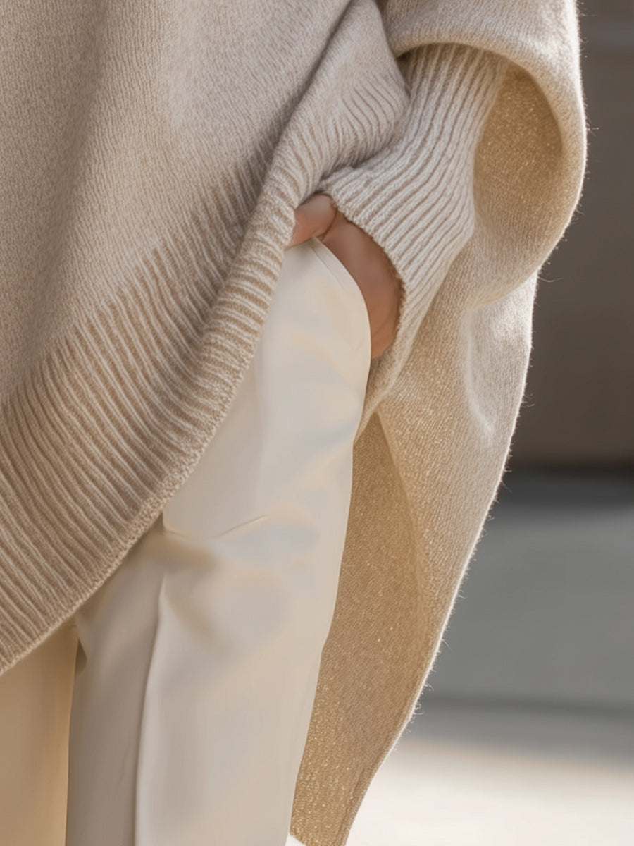 Oversized Lange Modieuze Trui - Van Dongen Mode