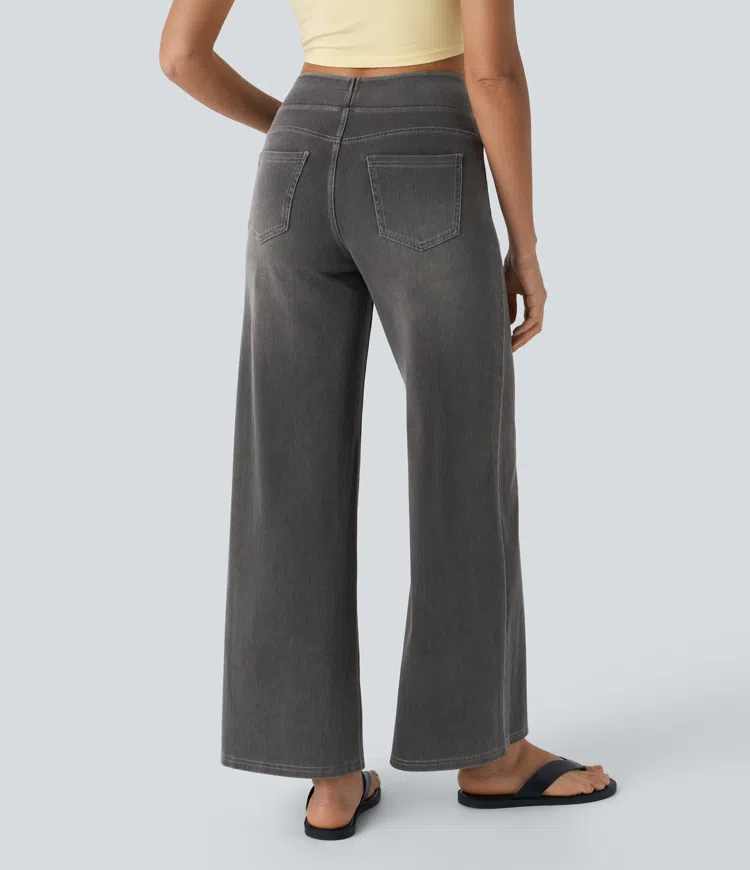 Comfortabele Jeans met Hoge Taille - Van Dongen Mode