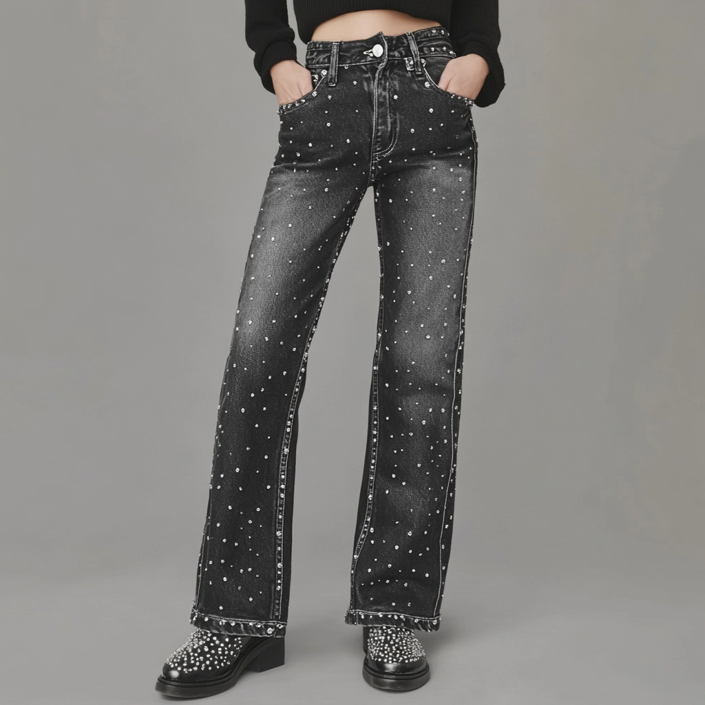 Glitter Spijkerbroek - Van Dongen Mode