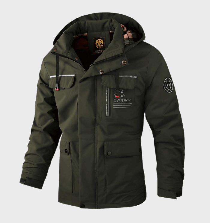 Getailleerde Heren Winterjas met Capuchon - Van Dongen Mode