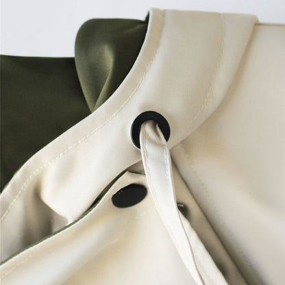 Moderne Tweekleurige Trenchcoat - Van Dongen Mode