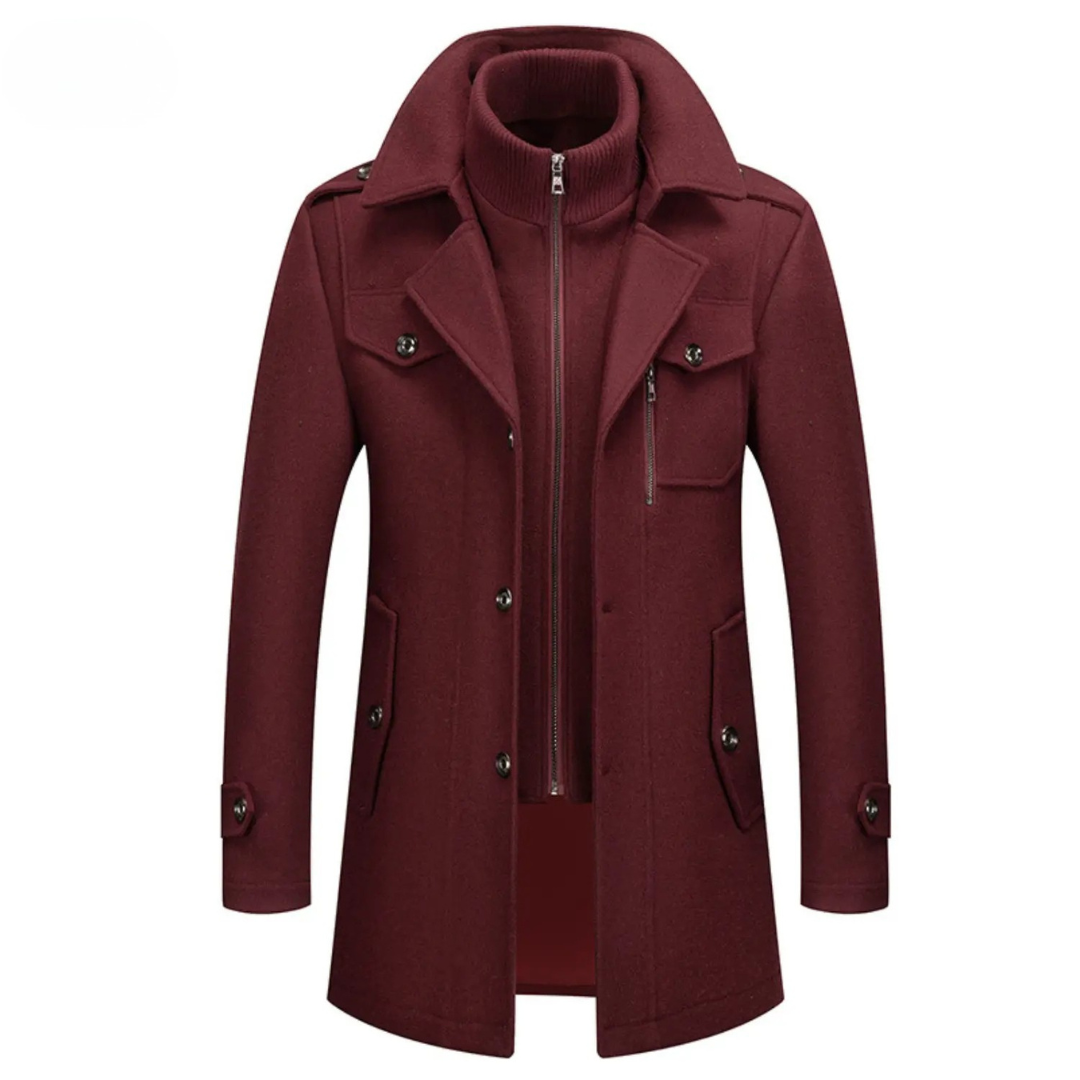 Klassieke Wollen Heren Winterjas - Van Dongen Mode