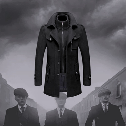 Klassieke Wollen Heren Winterjas - Van Dongen Mode
