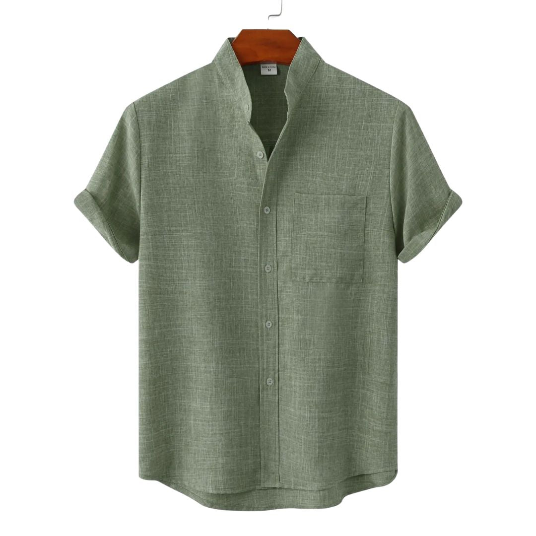 Modieuze Linnen Blouse - Van Dongen Mode