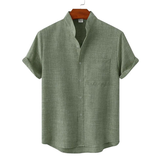 Modieuze Linnen Blouse - Van Dongen Mode