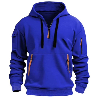 Warme Hoodie met Ritszakken - Van Dongen Mode