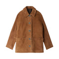 Suède Statement Coat - Van Dongen Mode