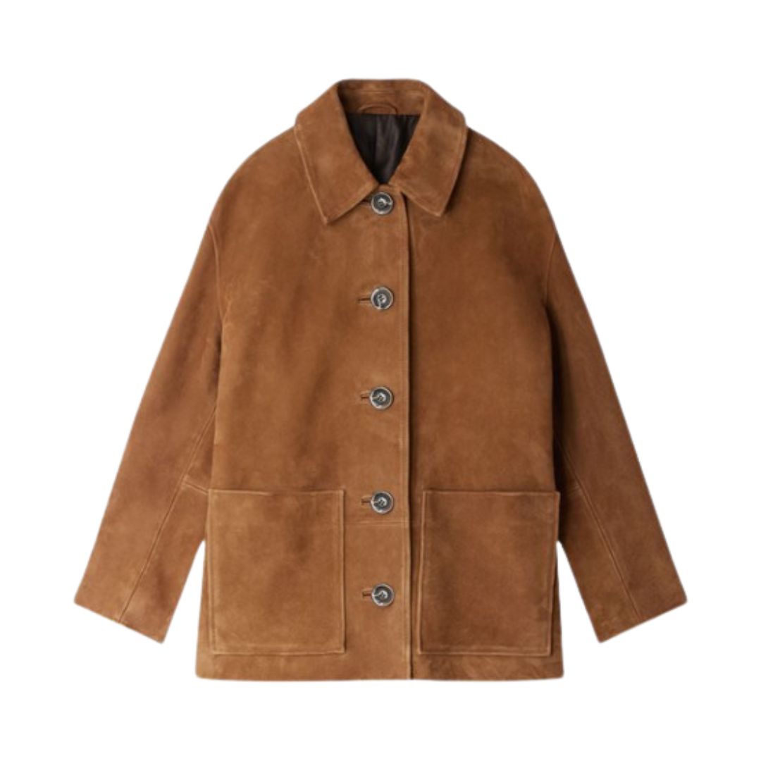 Suède Statement Coat - Van Dongen Mode