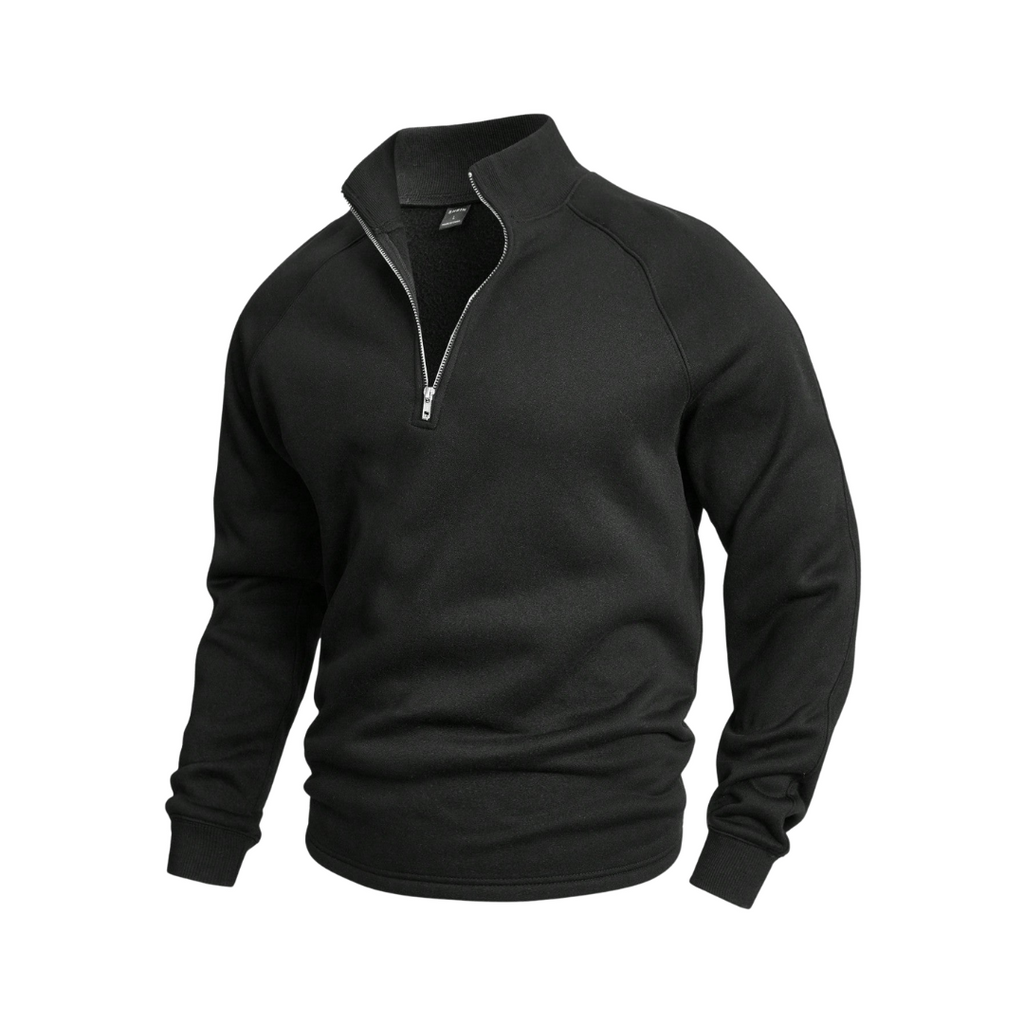 Comfortabele Herentrui met Halve Rits - Van Dongen Mode