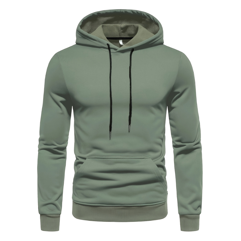 Casual Stretch Hoodie met Buidelzak - Van Dongen Mode