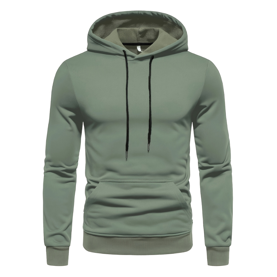 Casual Stretch Hoodie met Buidelzak - Van Dongen Mode