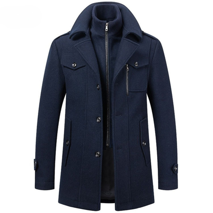 Klassieke Wollen Heren Winterjas - Van Dongen Mode