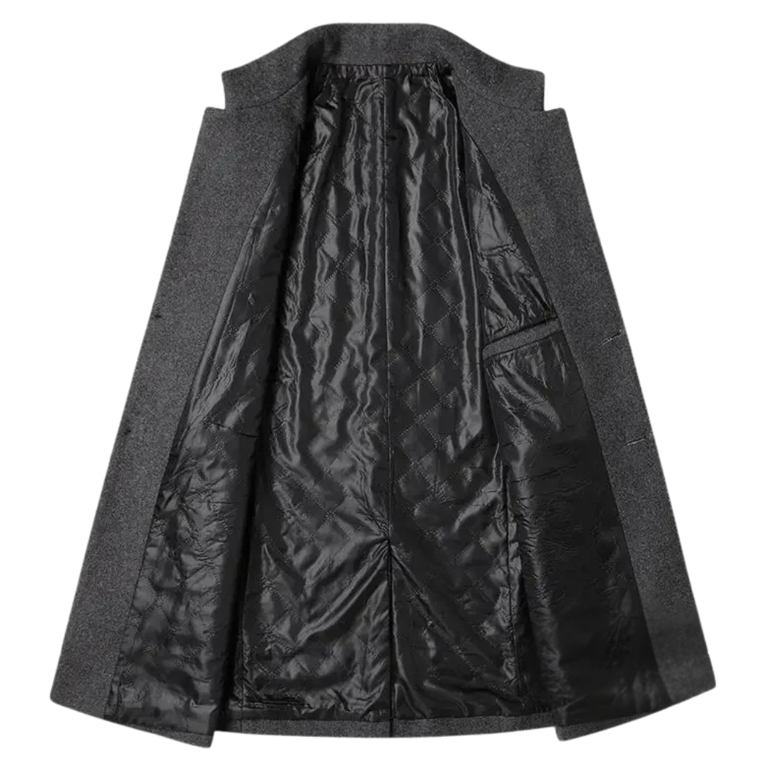 Heren Trenchcoat van Kasjmier en Wol - Van Dongen Mode