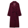 Chique Bordeaux Jas - Van Dongen Mode