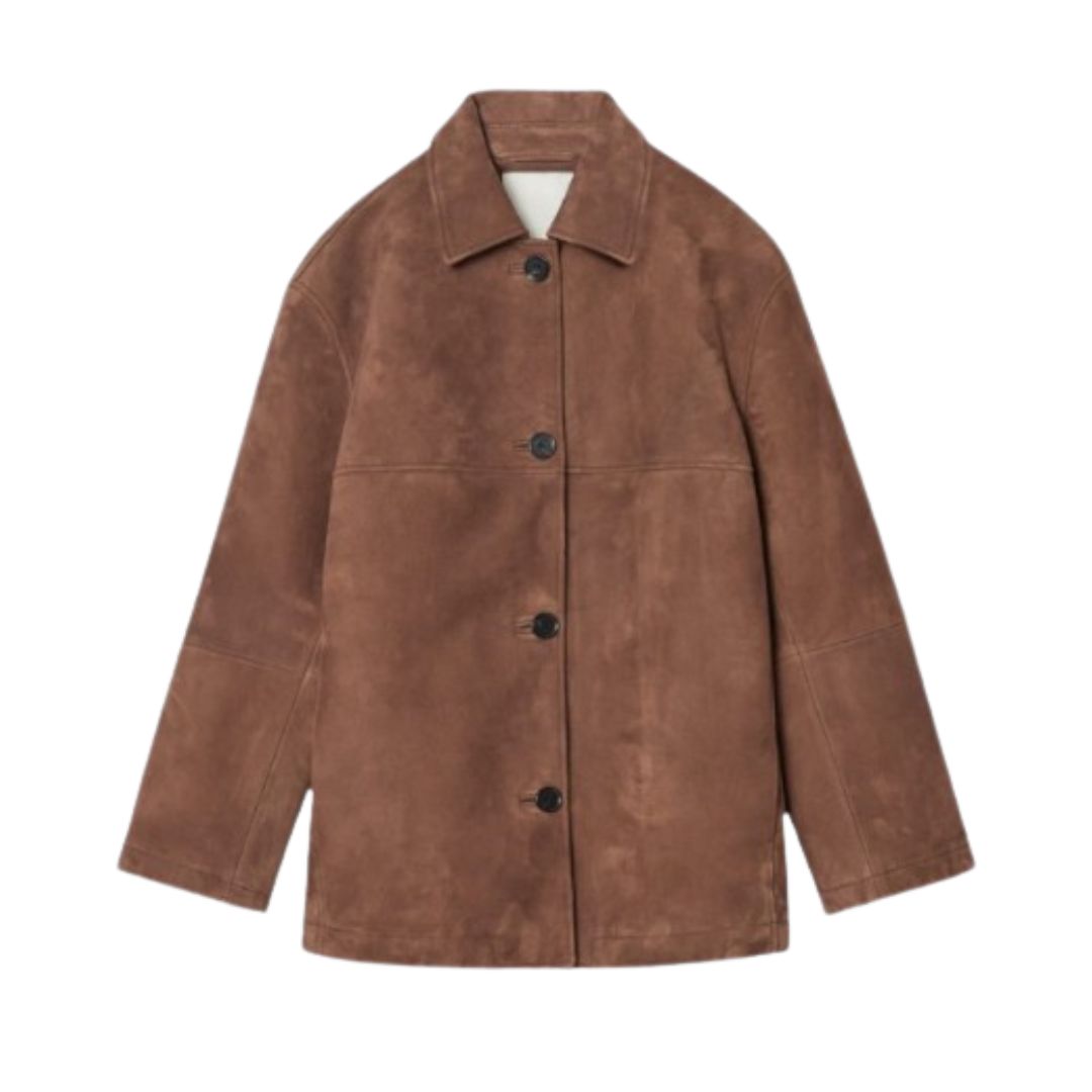 Suède Jas met Kraag - Van Dongen Mode