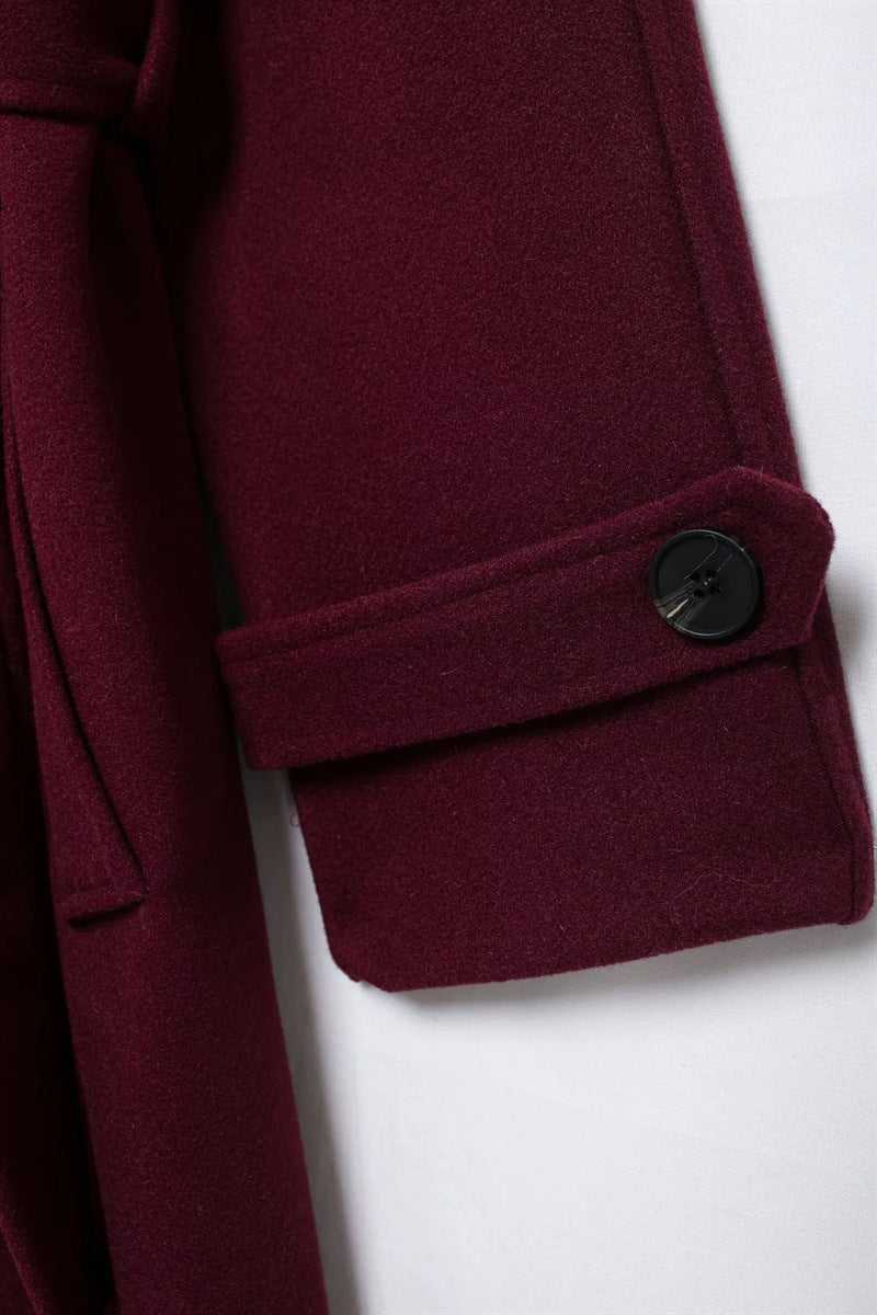 Chique Bordeaux Jas - Van Dongen Mode