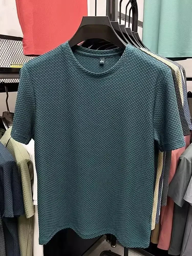 Ademend Heren T-shirt met Bamboe - Van Dongen Mode