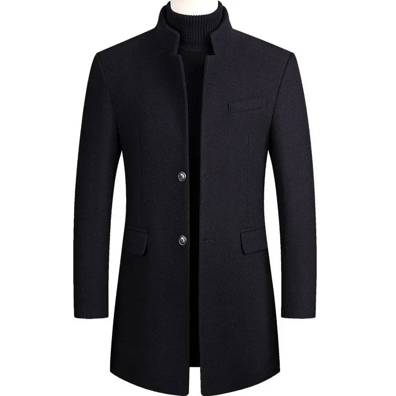 Heren Trenchcoat van Kasjmier en Wol - Van Dongen Mode