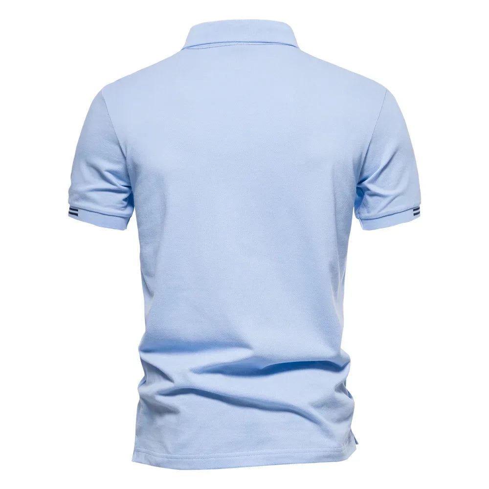 Elegante Herenpolo met Streepdetails - Van Dongen Mode