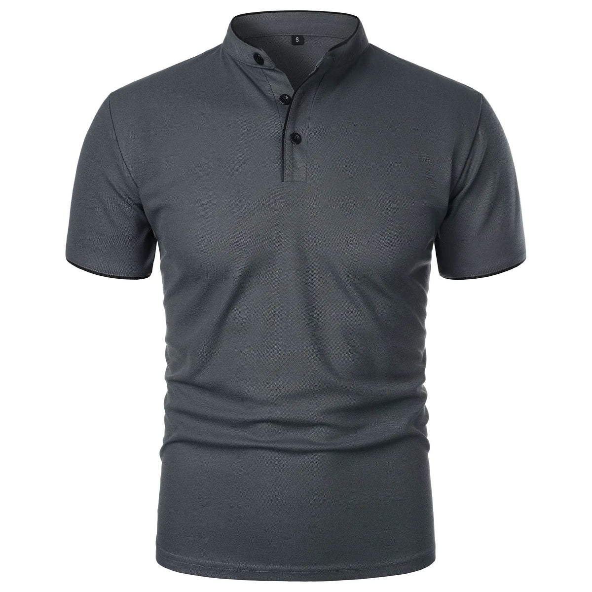 Stretch Fit Herenpolo met Moderne Kraag - Van Dongen Mode
