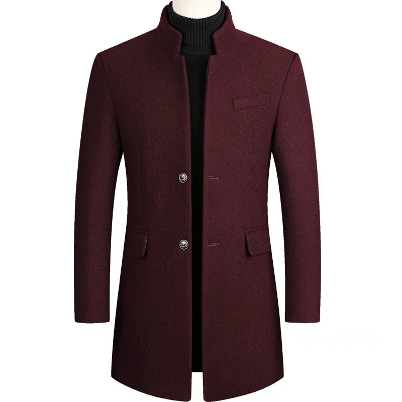 Heren Trenchcoat van Kasjmier en Wol - Van Dongen Mode