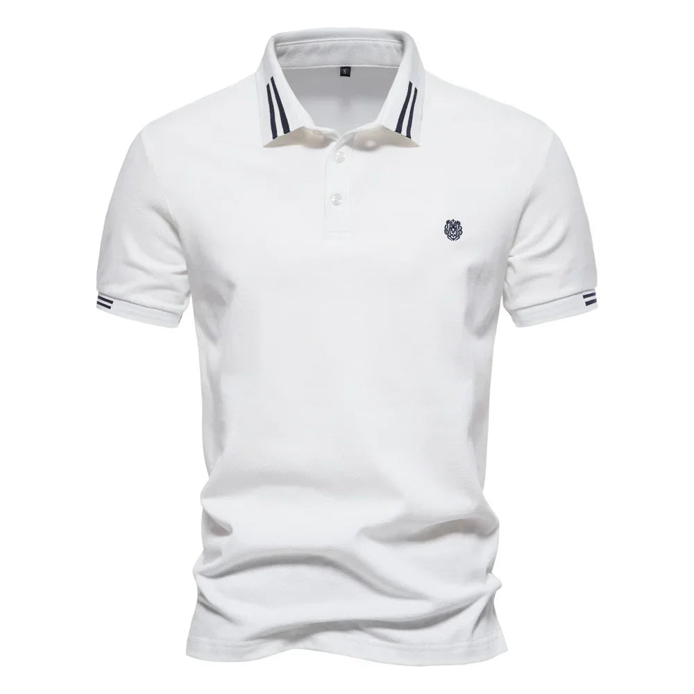 Elegante Herenpolo met Streepdetails - Van Dongen Mode