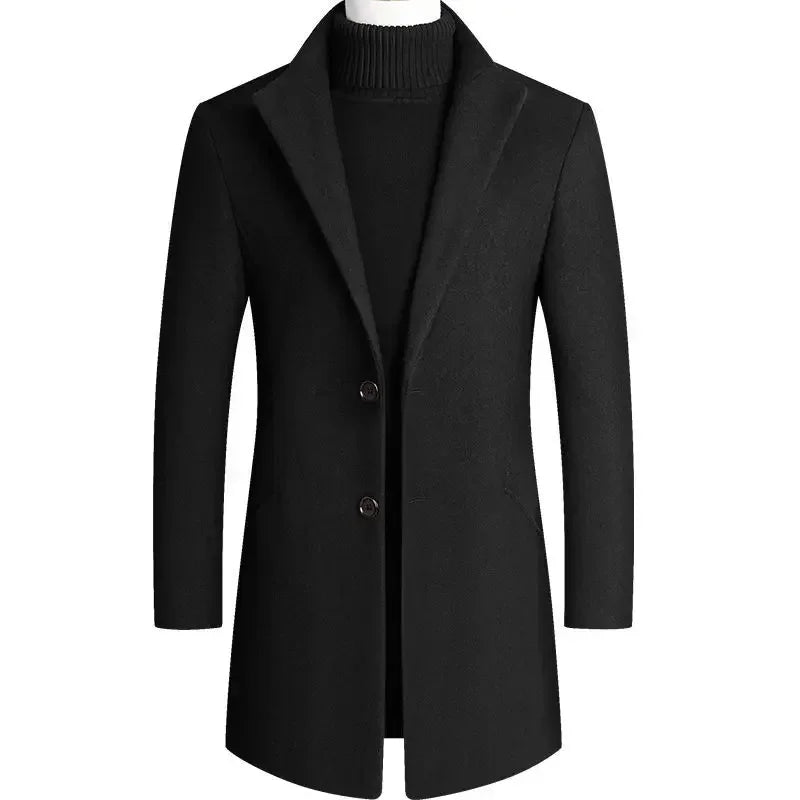 Heren Trenchcoat van Kasjmier en Wol - Van Dongen Mode