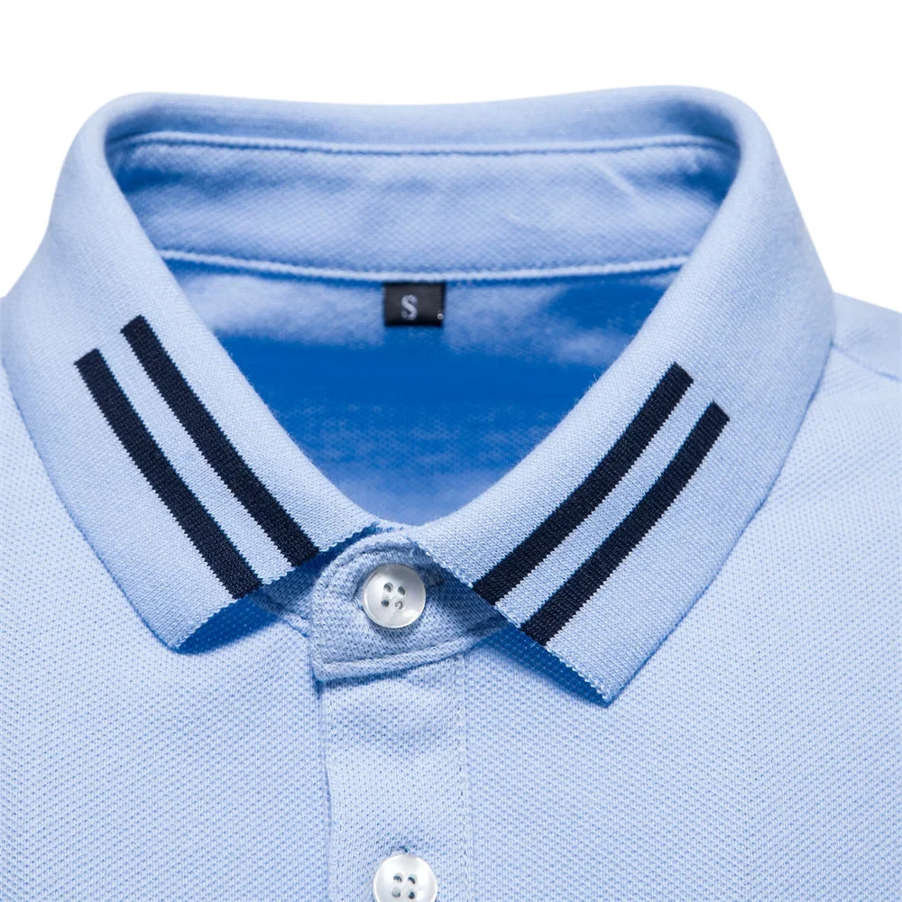 Elegante Herenpolo met Streepdetails - Van Dongen Mode