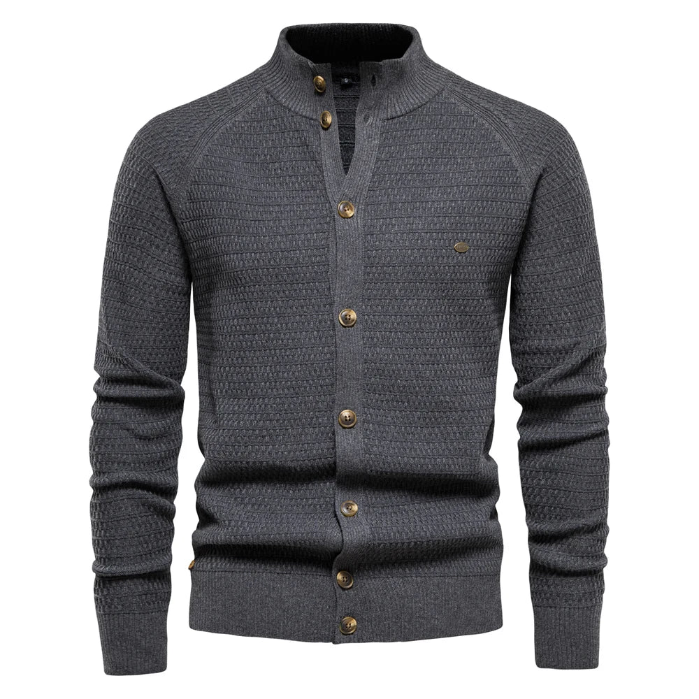 Luxe Katoenen Herenvest met Knopen - Van Dongen Mode