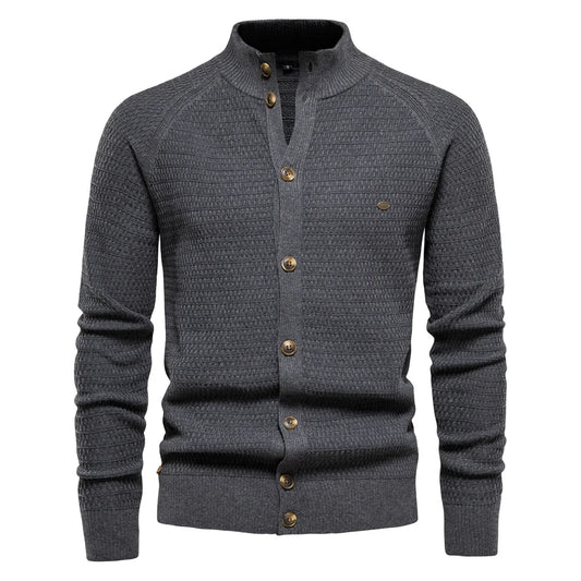 Luxe Katoenen Herenvest met Knopen - Van Dongen Mode