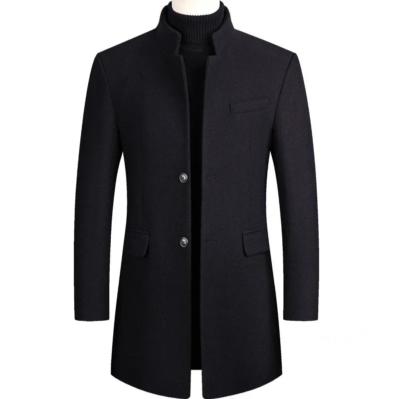 Heren Trenchcoat van Kasjmier en Wol - Van Dongen Mode