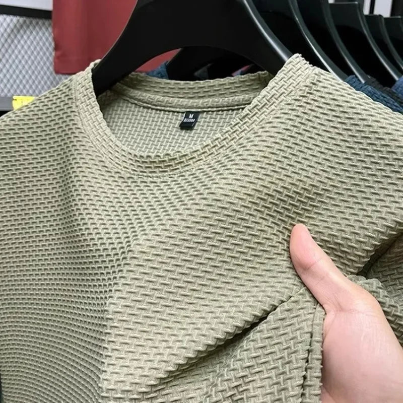 Ademend Heren T-shirt met Bamboe - Van Dongen Mode