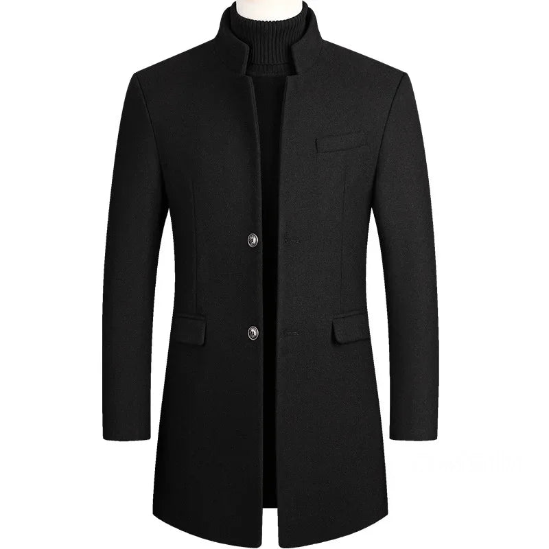 Heren Trenchcoat van Kasjmier en Wol - Van Dongen Mode