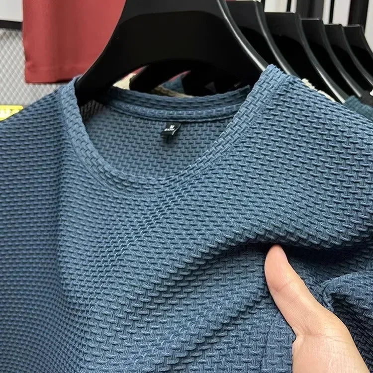 Ademend Heren T-shirt met Bamboe - Van Dongen Mode