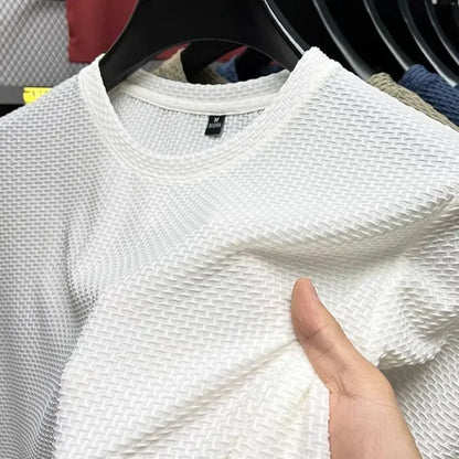 Ademend Heren T-shirt met Bamboe - Van Dongen Mode