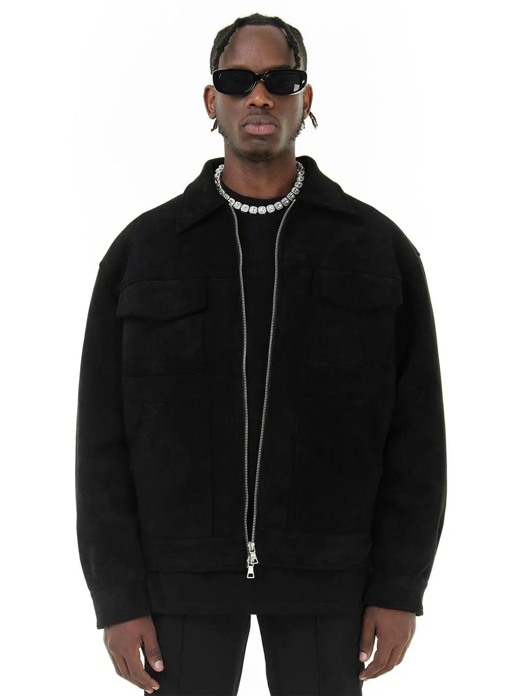 Oversized Suède Herenjack - Van Dongen Mode