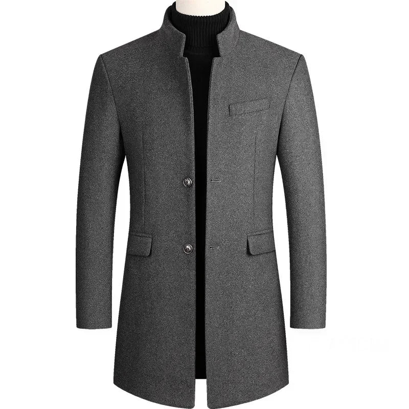 Heren Trenchcoat van Kasjmier en Wol - Van Dongen Mode