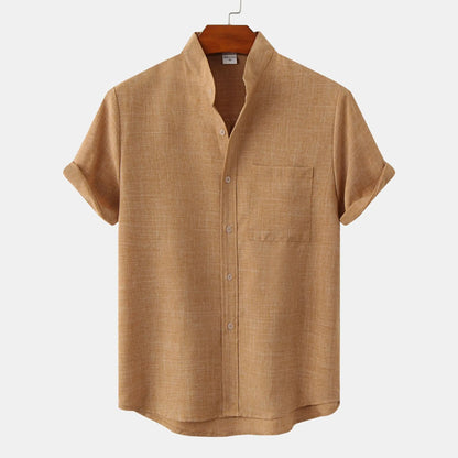 Modieuze Linnen Blouse - Van Dongen Mode