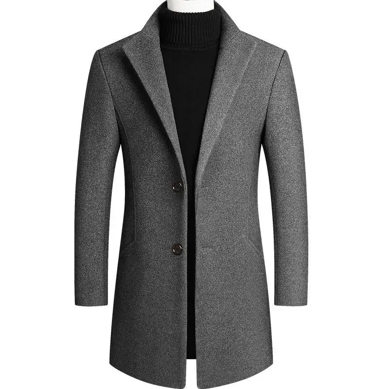 Heren Trenchcoat van Kasjmier en Wol - Van Dongen Mode
