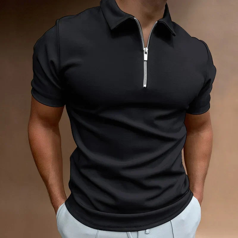 Klassiek Poloshirt met Rits