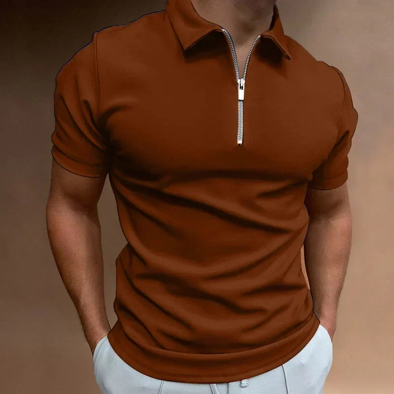 Klassiek Poloshirt met Rits