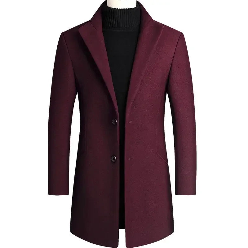 Heren Trenchcoat van Kasjmier en Wol - Van Dongen Mode