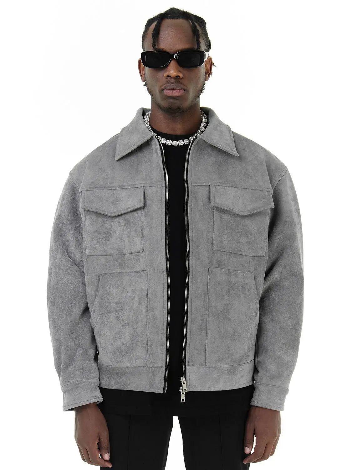 Oversized Suède Herenjack - Van Dongen Mode
