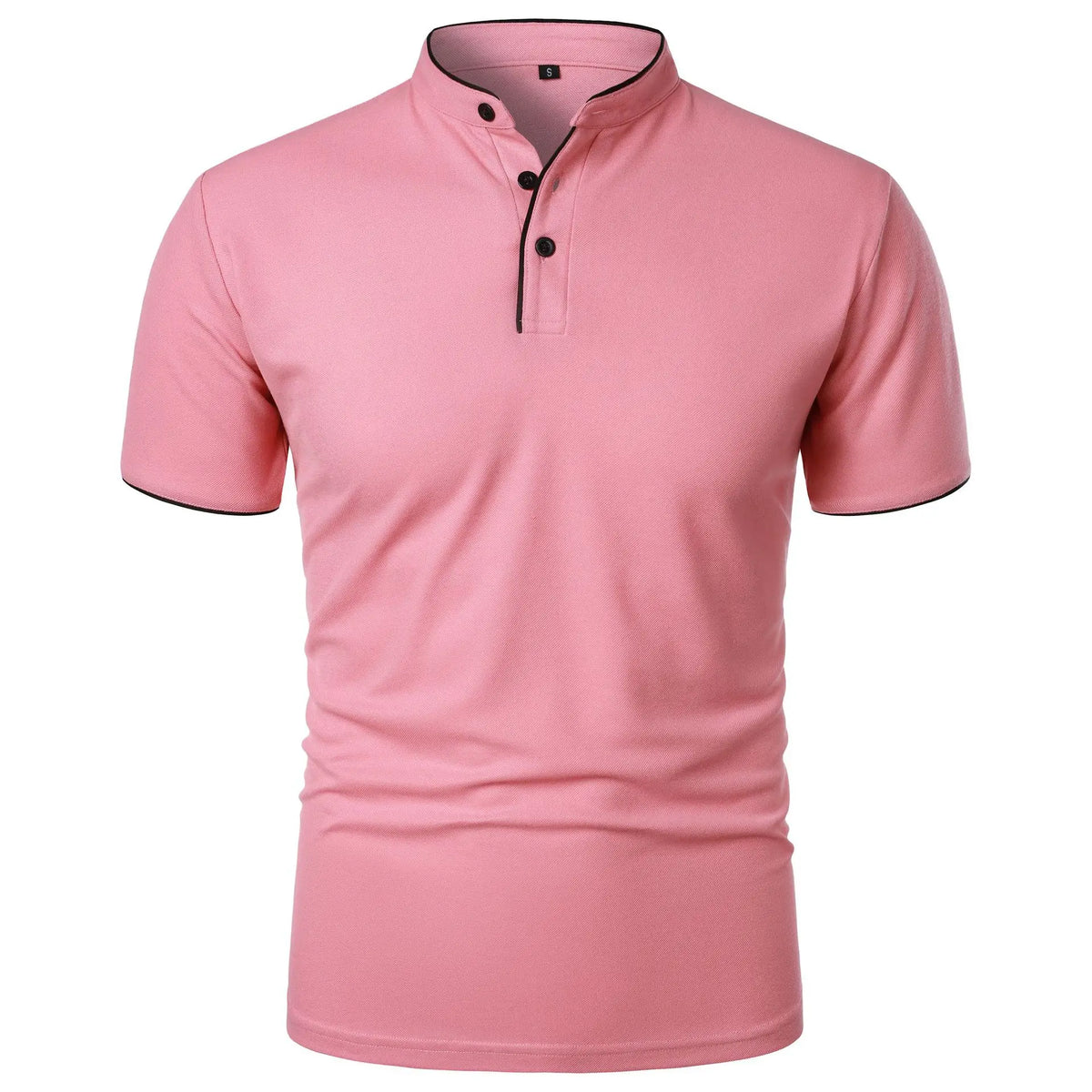 Stretch Fit Herenpolo met Moderne Kraag - Van Dongen Mode