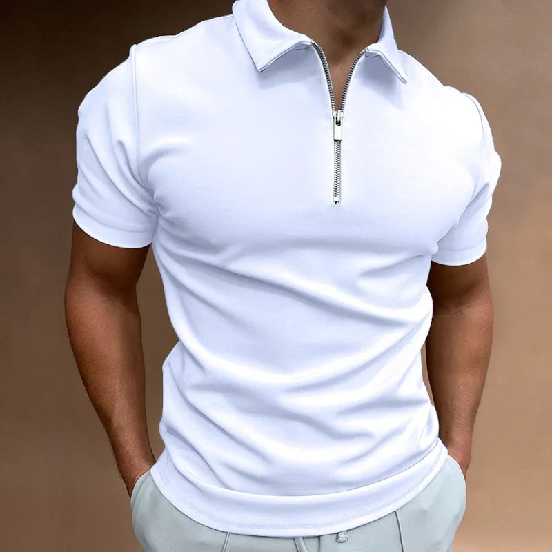 Klassiek Poloshirt met Rits