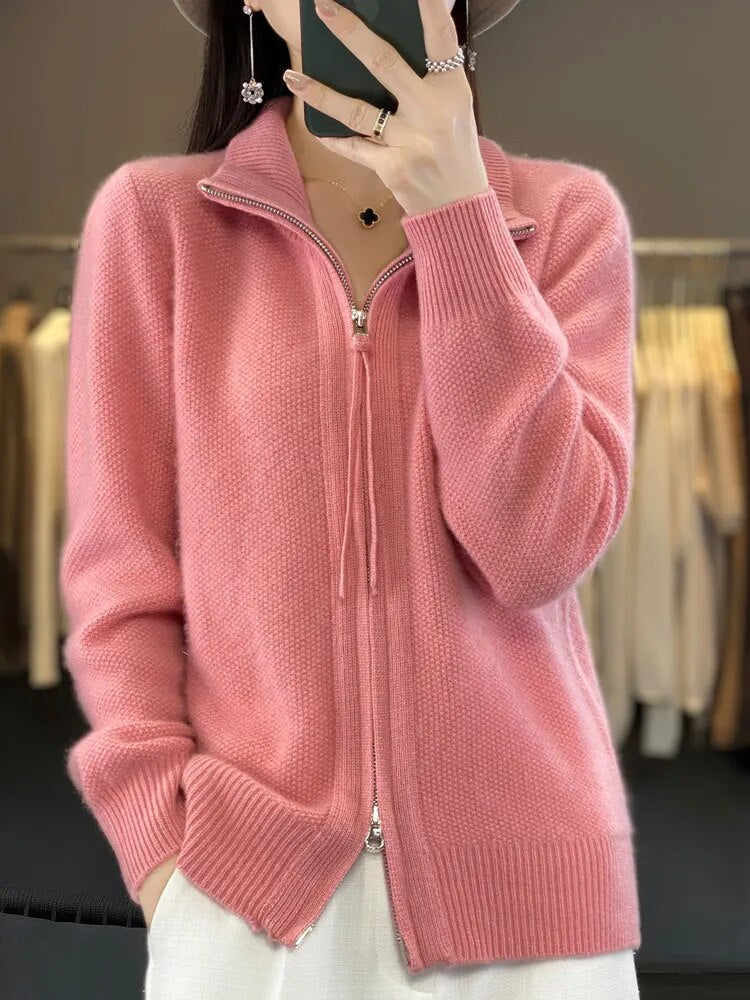 Comfortabel Vest met Rits - Van Dongen Mode